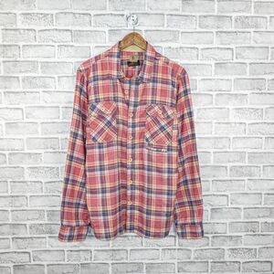 PRPS Goods & Co. Men's Button up Flannel Shirt Plaid cotton size XL